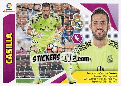 Sticker Casilla (2) - Liga Spagnola 2017-2018 n. 462 - Colecciones ESTE