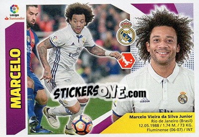 Sticker Marcelo (7) - Liga Spagnola 2017-2018 - Colecciones ESTE