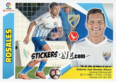 Sticker Rosales (3) - Liga Spagnola 2017-2018 - Colecciones ESTE