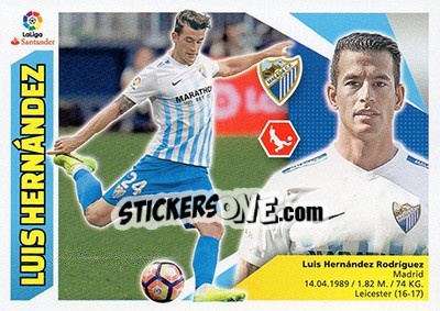 Sticker Luis Hernández (5) - Liga Spagnola 2017-2018 n. 495 - Colecciones ESTE