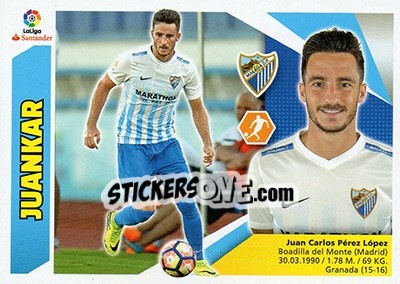 Sticker Juankar (8) - Liga Spagnola 2017-2018 n. 498 - Colecciones ESTE