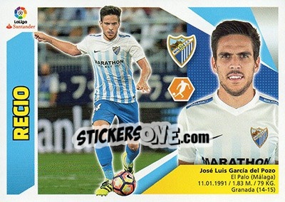 Sticker Recio (10) - Liga Spagnola 2017-2018 n. 500 - Colecciones ESTE