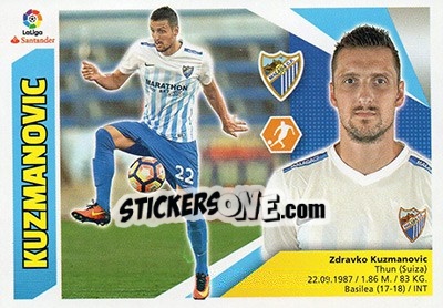 Sticker Kuzmanovic (12B) - Liga Spagnola 2017-2018 n. 503 - Colecciones ESTE