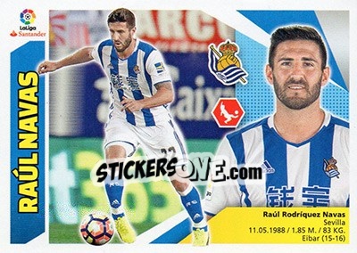 Sticker Raúl Navas (5) - Liga Spagnola 2017-2018 - Colecciones ESTE
