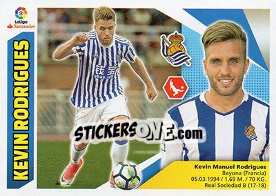 Sticker Kevin Rodrigues (7) - Liga Spagnola 2017-2018 n. 528 - Colecciones ESTE