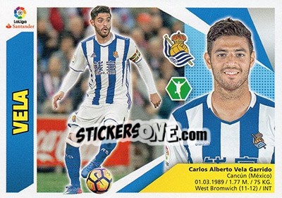 Sticker Vela (14) - Liga Spagnola 2017-2018 n. 536 - Colecciones ESTE
