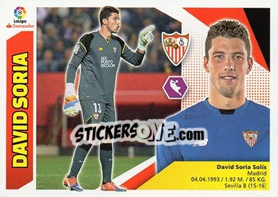 Sticker David Soria (2) - Liga Spagnola 2017-2018 - Colecciones ESTE