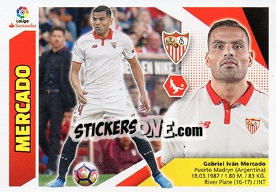 Sticker Mercado (3) - Liga Spagnola 2017-2018 n. 553 - Colecciones ESTE