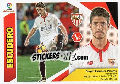 Sticker Escudero (7) - Liga Spagnola 2017-2018 n. 558 - Colecciones ESTE