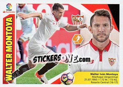 Sticker Walter Montoya (12B) - Liga Spagnola 2017-2018 - Colecciones ESTE