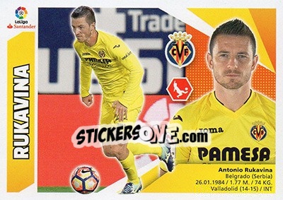 Sticker Rukavina (6B) - Liga Spagnola 2017-2018 - Colecciones ESTE