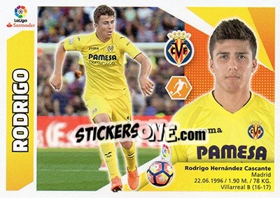 Sticker Rodri (10A) - Liga Spagnola 2017-2018 - Colecciones ESTE