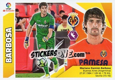 Sticker Barbosa (2BIS) - Liga Spagnola 2017-2018 n. 631 - Colecciones ESTE
