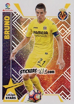 Sticker Bruno Soriano (3) - Liga Spagnola 2017-2018 n. 643 - Colecciones ESTE