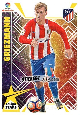 Sticker Griezmann (8) - Liga Spagnola 2017-2018 n. 648 - Colecciones ESTE