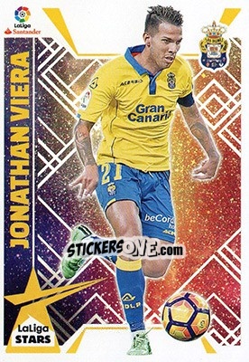 Sticker Jonathan Viera (12) - Liga Spagnola 2017-2018 n. 652 - Colecciones ESTE