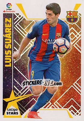 Sticker Luis Suárez (14) - Liga Spagnola 2017-2018 n. 654 - Colecciones ESTE