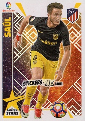 Figurina Saúl (23) - Liga Spagnola 2017-2018 n. 663 - Colecciones ESTE