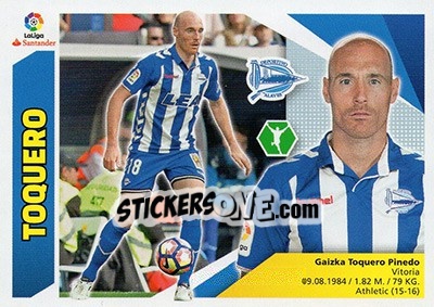 Sticker Toquero (15) - Liga Spagnola 2017-2018 n. 57 - Colecciones ESTE