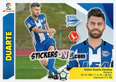 Sticker Duarte (7BIS) - Liga Spagnola 2017-2018 n. 61 - Colecciones ESTE