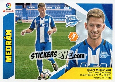 Sticker Medrán (11BIS) - Liga Spagnola 2017-2018 - Colecciones ESTE