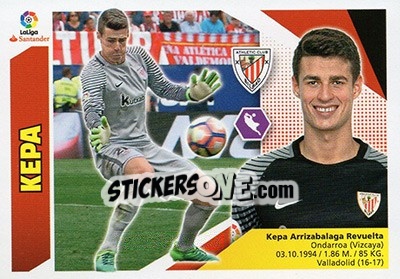 Sticker Kepa (1) - Liga Spagnola 2017-2018 n. 71 - Colecciones ESTE