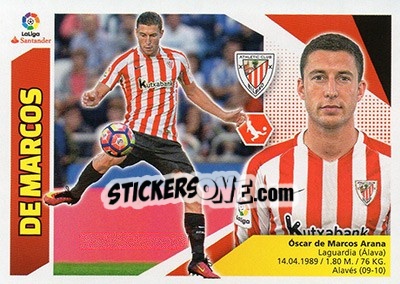 Sticker De Marcos (3) - Liga Spagnola 2017-2018 - Colecciones ESTE