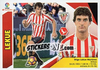 Sticker Lekue (4) - Liga Spagnola 2017-2018 - Colecciones ESTE