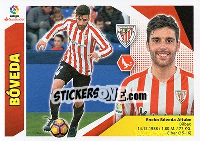 Sticker Bóveda (5A) - Liga Spagnola 2017-2018 n. 75 - Colecciones ESTE