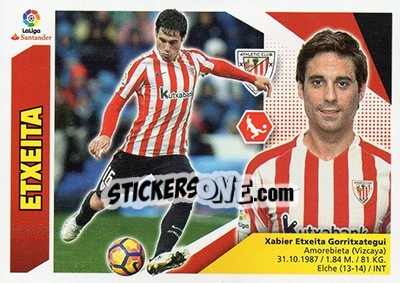 Sticker Etxeita (5B) - Liga Spagnola 2017-2018 - Colecciones ESTE