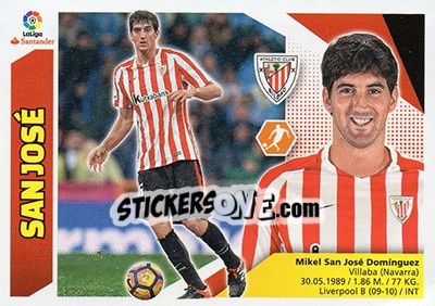 Cromo San José (9) - Liga Spagnola 2017-2018 n. 81 - Colecciones ESTE