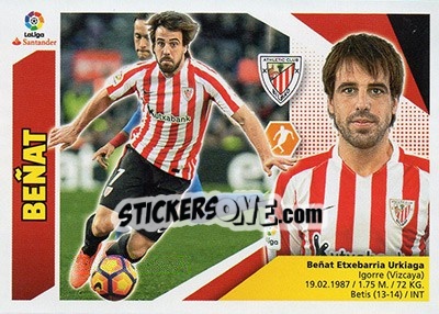 Cromo Beñat (11) - Liga Spagnola 2017-2018 n. 84 - Colecciones ESTE