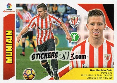 Sticker Muniain (14) - Liga Spagnola 2017-2018 n. 88 - Colecciones ESTE