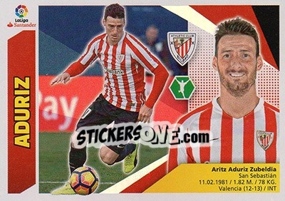 Sticker Aduriz (15) - Liga Spagnola 2017-2018 - Colecciones ESTE