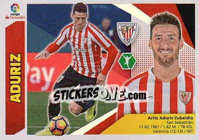 Cromo Aduriz (15) - Liga Spagnola 2017-2018 - Colecciones ESTE