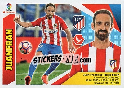 Sticker Juanfran (3) - Liga Spagnola 2017-2018 - Colecciones ESTE