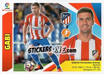 Sticker Gabi (8) - Liga Spagnola 2017-2018 - Colecciones ESTE