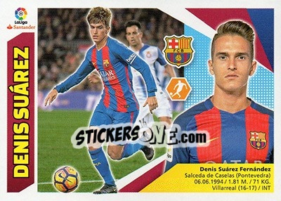 Sticker Denis Suárez (12B) - Liga Spagnola 2017-2018 n. 145 - Colecciones ESTE