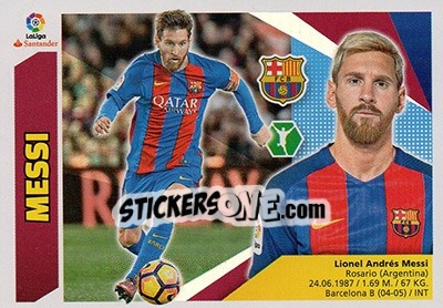 Sticker Messi (13) - Liga Spagnola 2017-2018 n. 146 - Colecciones ESTE