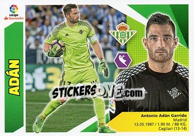 Sticker Adán (1) - Liga Spagnola 2017-2018 - Colecciones ESTE