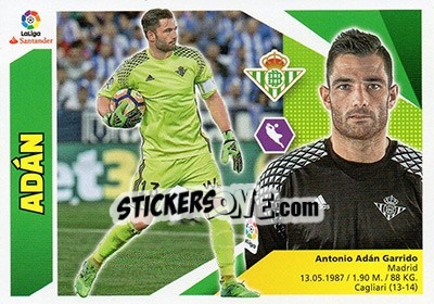 Sticker Adán (1) - Liga Spagnola 2017-2018 n. 161 - Colecciones ESTE