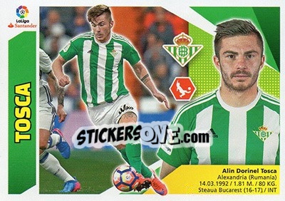 Sticker Tosca (6B) - Liga Spagnola 2017-2018 n. 167 - Colecciones ESTE