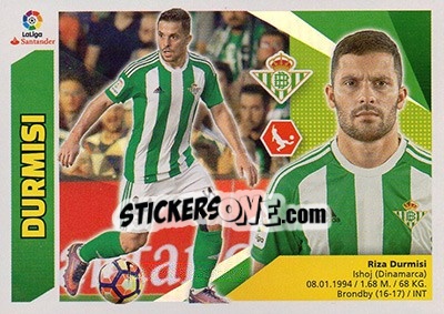 Cromo Durmisi (7) - Liga Spagnola 2017-2018 n. 168 - Colecciones ESTE