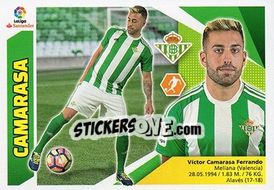 Sticker Camarasa (8) - Liga Spagnola 2017-2018 - Colecciones ESTE