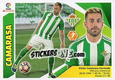 Sticker Camarasa (8) - Liga Spagnola 2017-2018 n. 169 - Colecciones ESTE