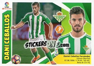 Sticker Dani Ceballos (13A) - Liga Spagnola 2017-2018 - Colecciones ESTE