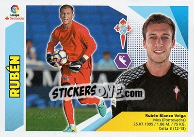 Sticker Rubén (2) - Liga Spagnola 2017-2018 - Colecciones ESTE