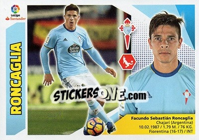 Sticker Roncaglia (4) - Liga Spagnola 2017-2018 n. 194 - Colecciones ESTE