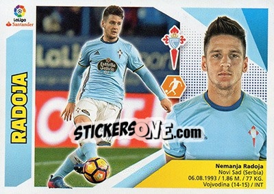 Sticker Radoja (8) - Liga Spagnola 2017-2018 - Colecciones ESTE