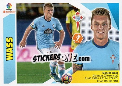 Sticker Wass (9) - Liga Spagnola 2017-2018 n. 200 - Colecciones ESTE